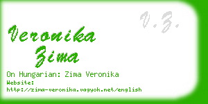 veronika zima business card